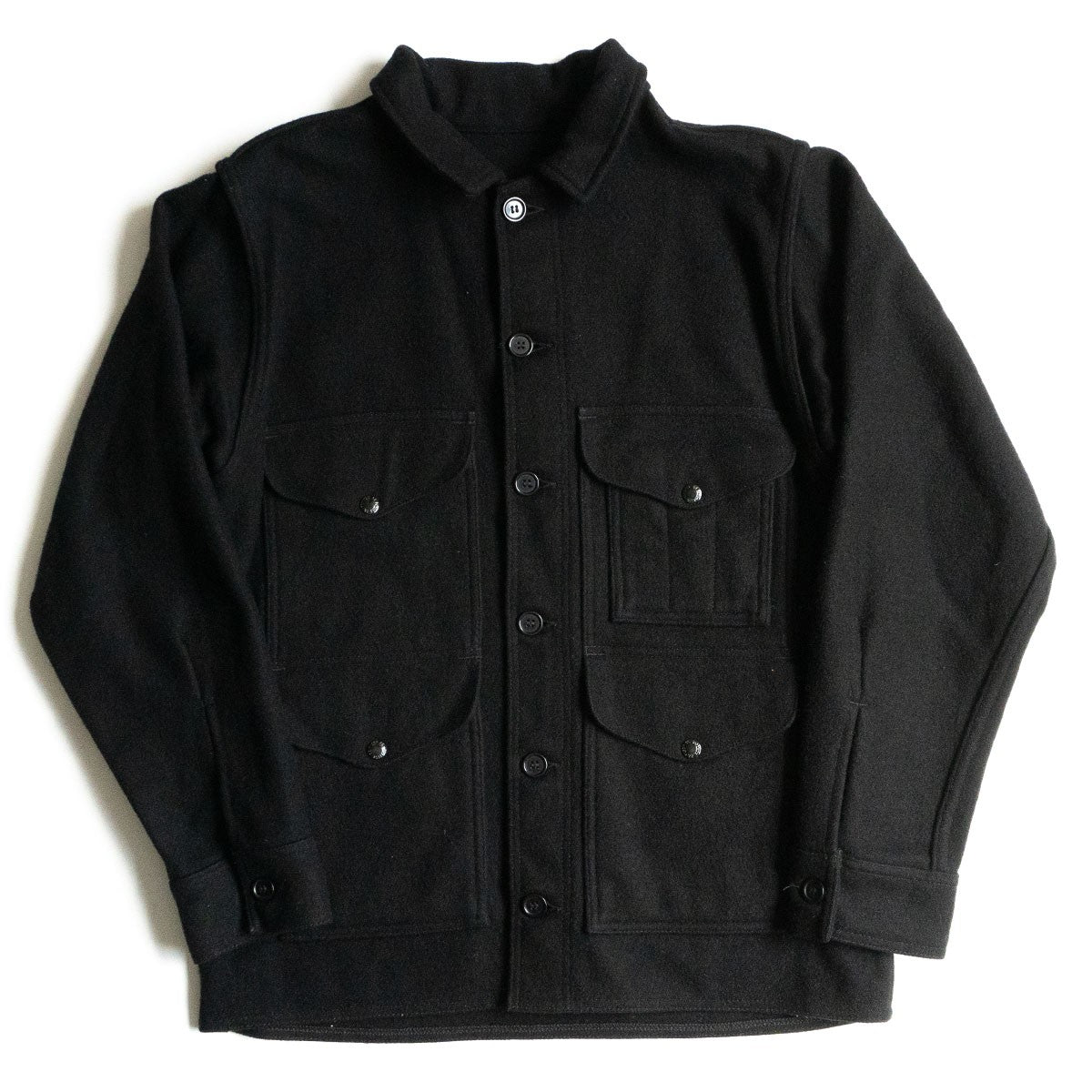 Filson Wool Cruiser Jacket Black Size 40