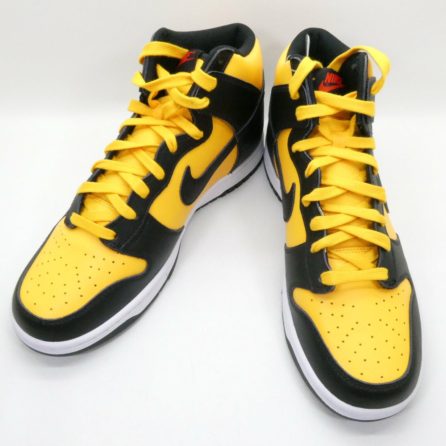NIKE Dunk Hi Retro Yellow Black White Sneakers