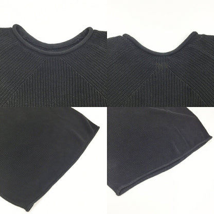 BATONER Washed High Count Linen Roll Neck Knit Size 1