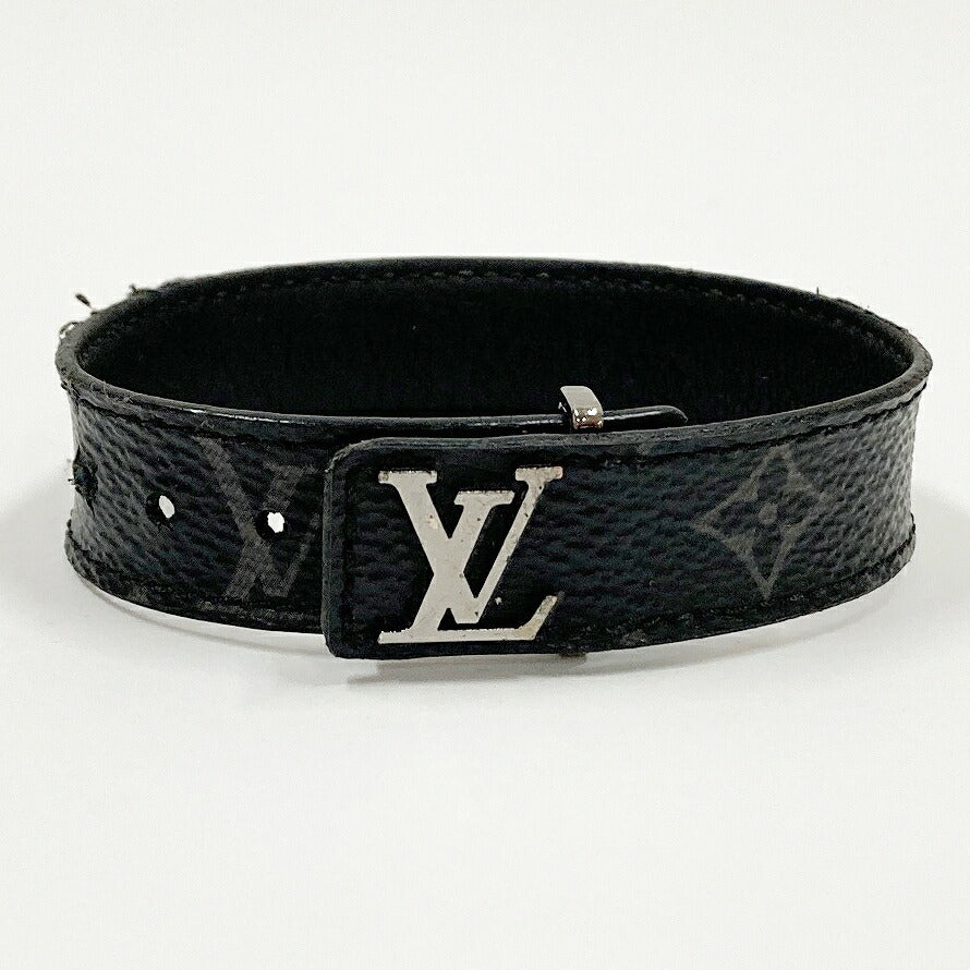 LOUIS VUITTON LV Slim Black Bracelet Size ONE SIZE