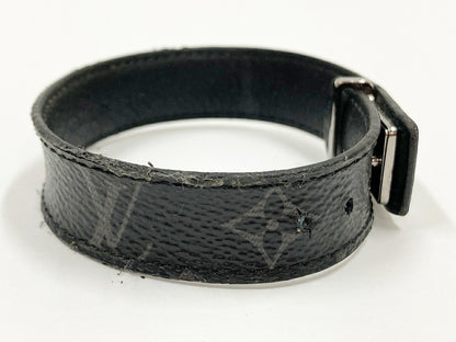 LOUIS VUITTON LV Slim Black Bracelet Size ONE SIZE