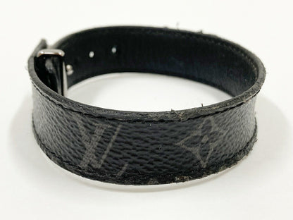 LOUIS VUITTON LV Slim Black Bracelet Size ONE SIZE
