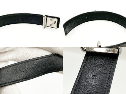 LOUIS VUITTON LV Slim Black Bracelet Size ONE SIZE