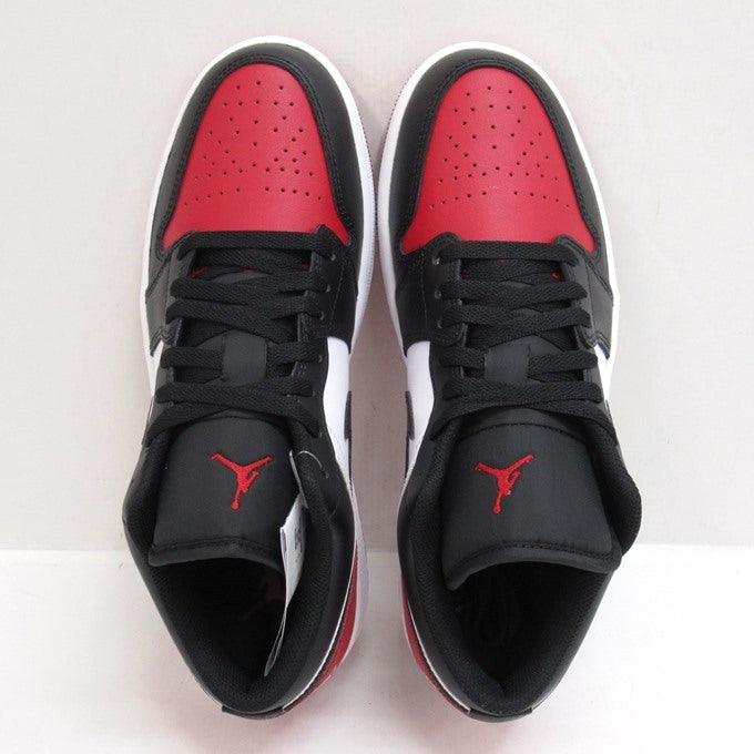 NIKE AIR JORDAN 1 Low "Bred Toe" Sneakers Size 27cm