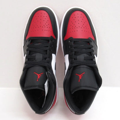 NIKE AIR JORDAN 1 Low "Bred Toe" Sneakers Size 27cm