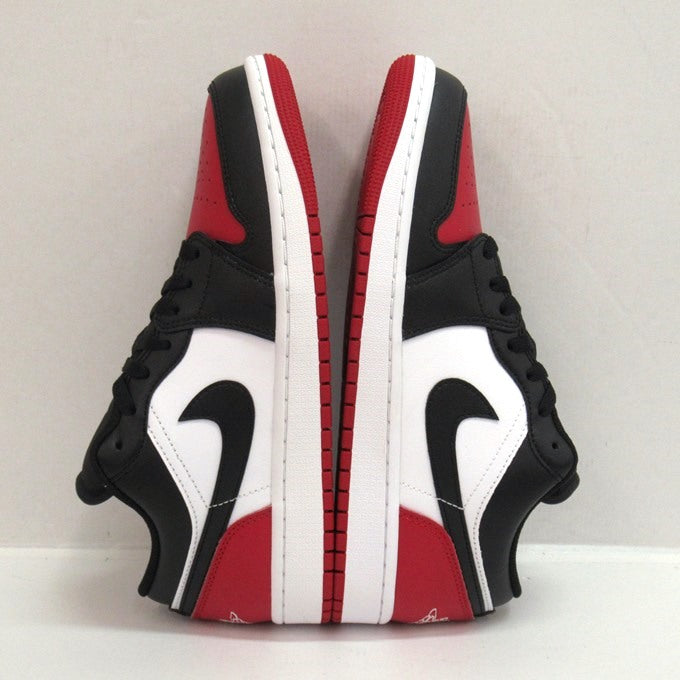 NIKE AIR JORDAN 1 Low "Bred Toe" Sneakers Size 27cm