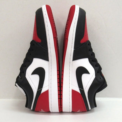 NIKE AIR JORDAN 1 Low "Bred Toe" Sneakers Size 27cm
