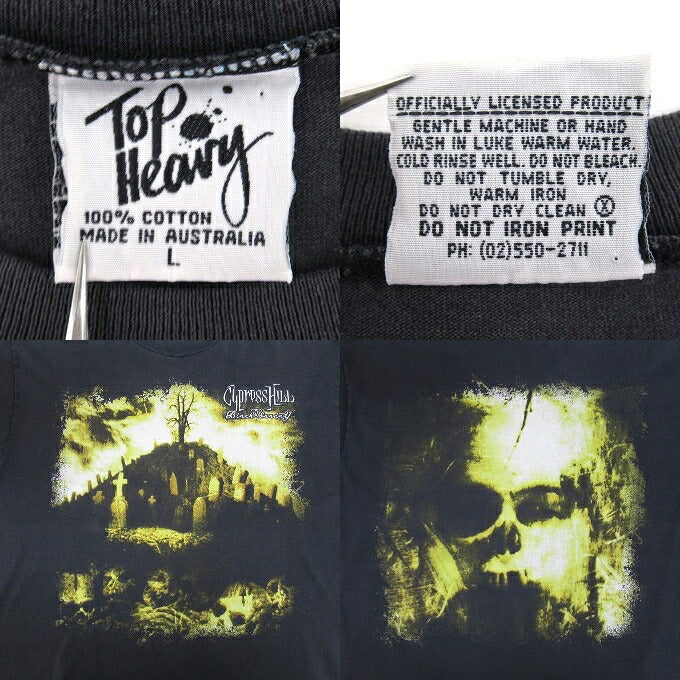 Cypress Hill 90s Black Sunday T-Shirt Black Size L