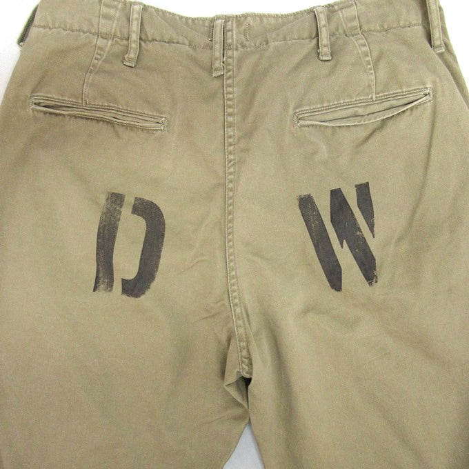 DUBBLE WORKS Military Chino Pants Beige Size 32
