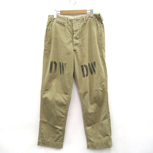 DUBBLE WORKS Military Chino Pants Beige Size 32
