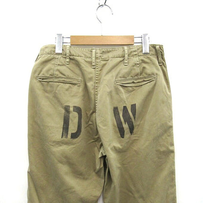 DUBBLE WORKS Military Chino Pants Beige Size 32