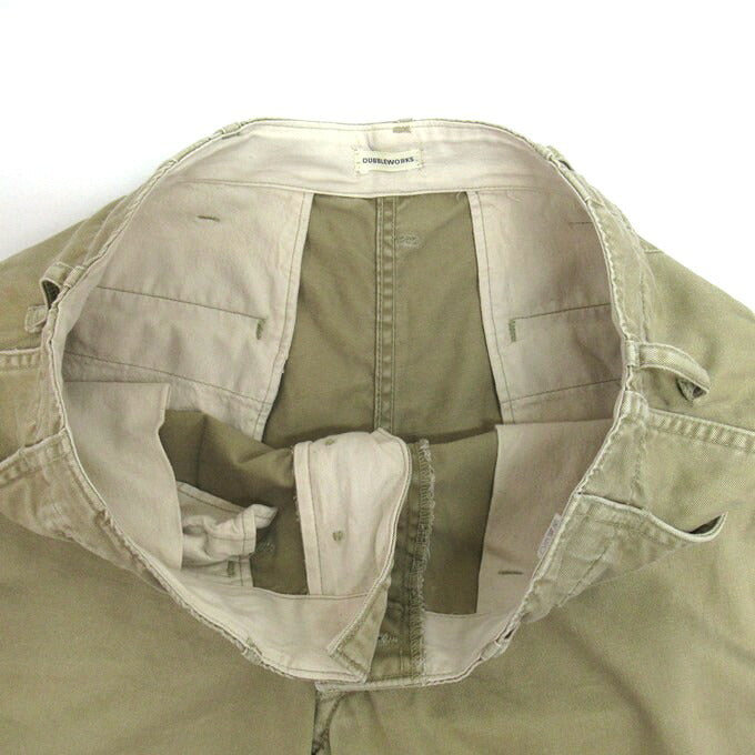DUBBLE WORKS Military Chino Pants Beige Size 32