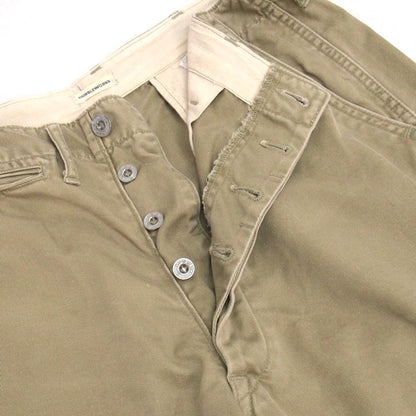 DUBBLE WORKS Military Chino Pants Beige Size 32