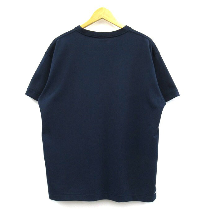 F.C.R.B. Emblem Pocket Navy T-Shirt Size L