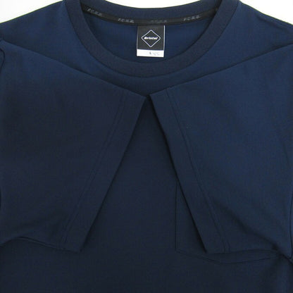 F.C.R.B. Emblem Pocket Navy T-Shirt Size L