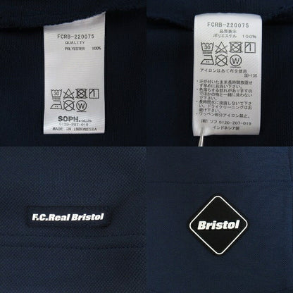 F.C.R.B. Emblem Pocket Navy T-Shirt Size L