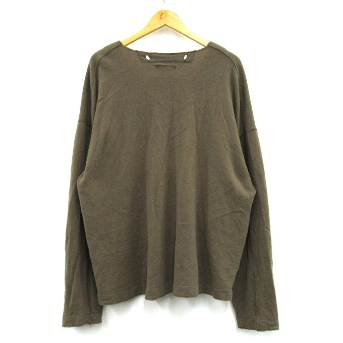 NUMBER (N)INE Shrink Wool Liner Loose Cardigan Size 4