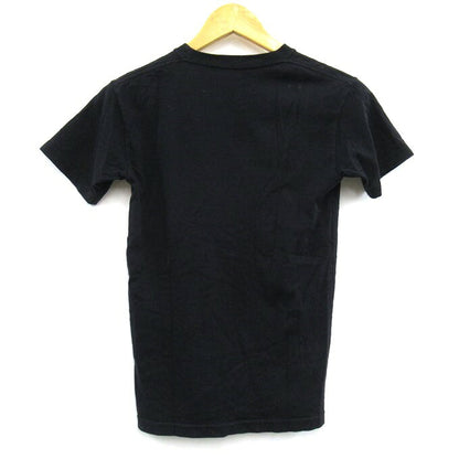 BALENCIAGA Rainbow Embroidered BB T-Shirt Black Size XS
