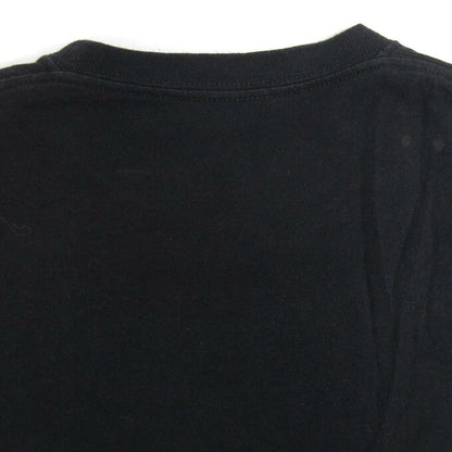 BALENCIAGA Rainbow Embroidered BB T-Shirt Black Size XS