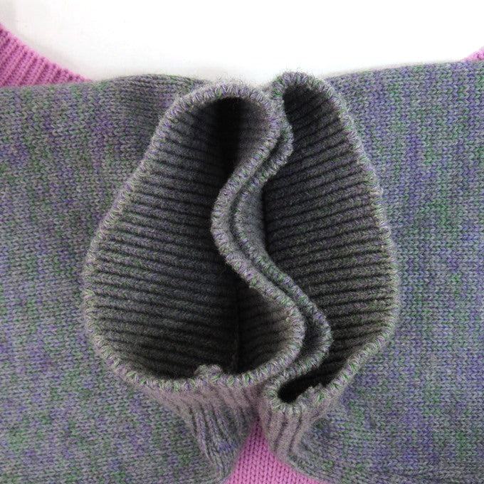 KENZO 22SS Tribute Jacquard Wool Sweater Gray Size L