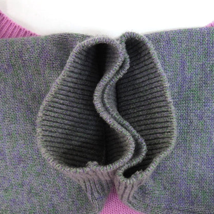 KENZO 22SS Tribute Jacquard Wool Sweater Gray Size L