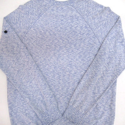 STONE ISLAND 19SS Cotton Knit Crewneck Sweater Blue Size L
