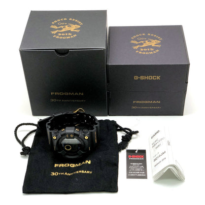 Casio A FROGMAN 30th ANNIVERSARY Black Watch Size ONE SIZE