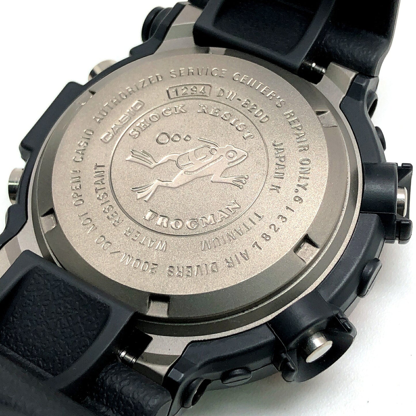 Casio G-SHOCK DW-8200-1A FROGMAN Titanium Size ONE SIZE