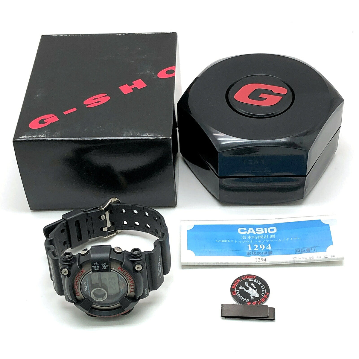 Casio G-SHOCK DW-8200-1A FROGMAN Titanium Size ONE SIZE