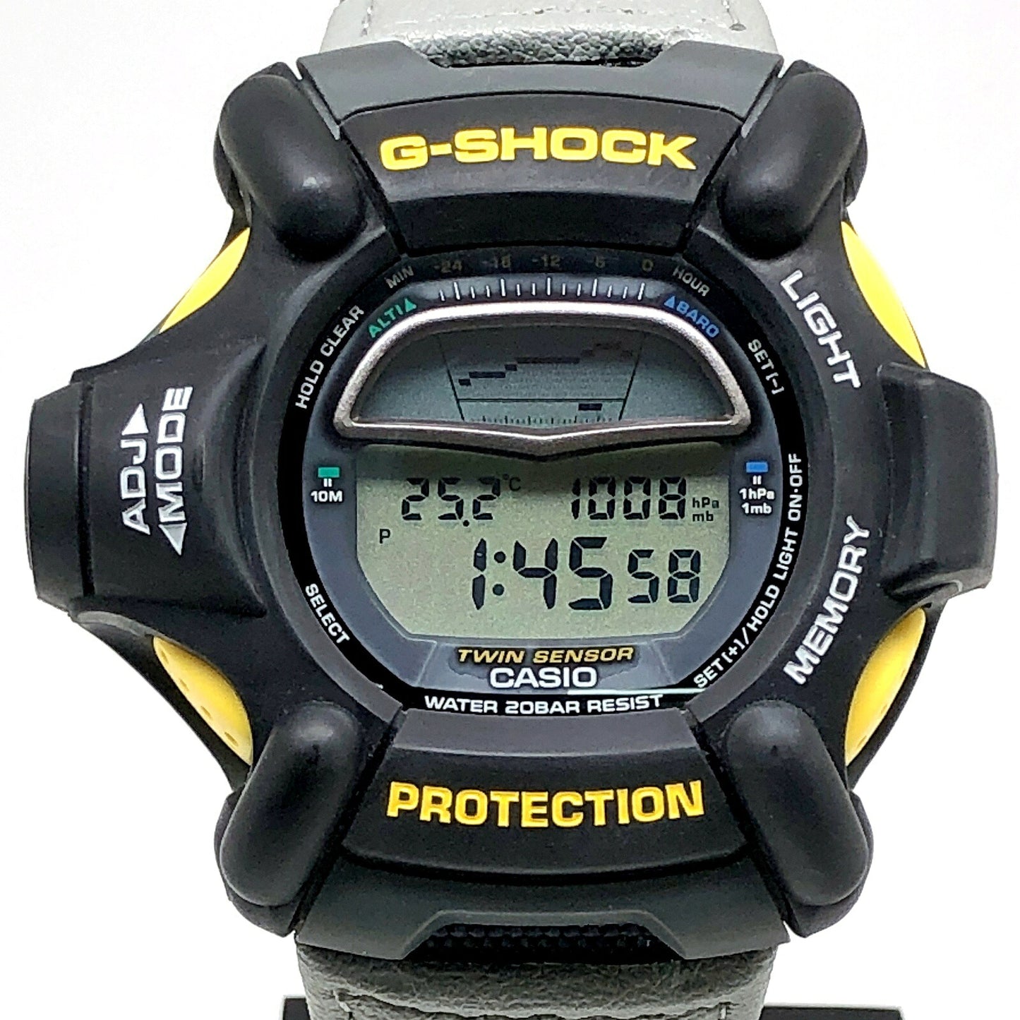 Casio B RISEMAN 1997 G-SHOCK Twin Black Watch Size ONE SIZE