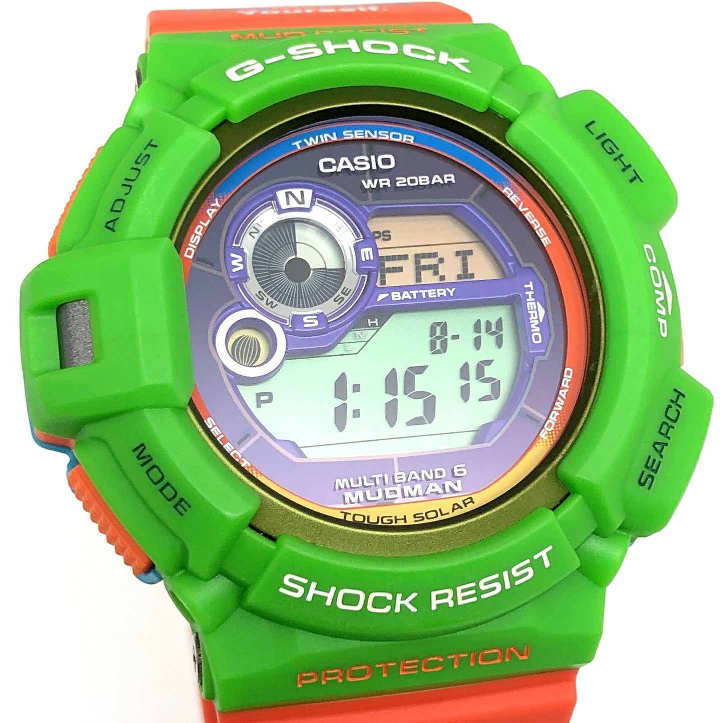 Casio G-SHOCK MUDMAN EARTHWATCH Parrot Watch Size ONE SIZE