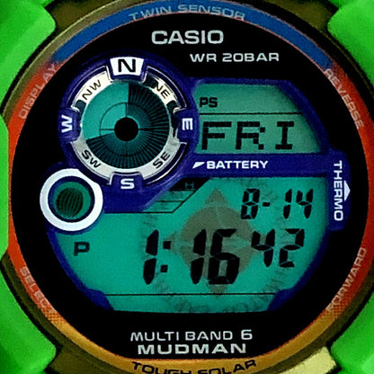 Casio G-SHOCK MUDMAN EARTHWATCH Parrot Watch Size ONE SIZE