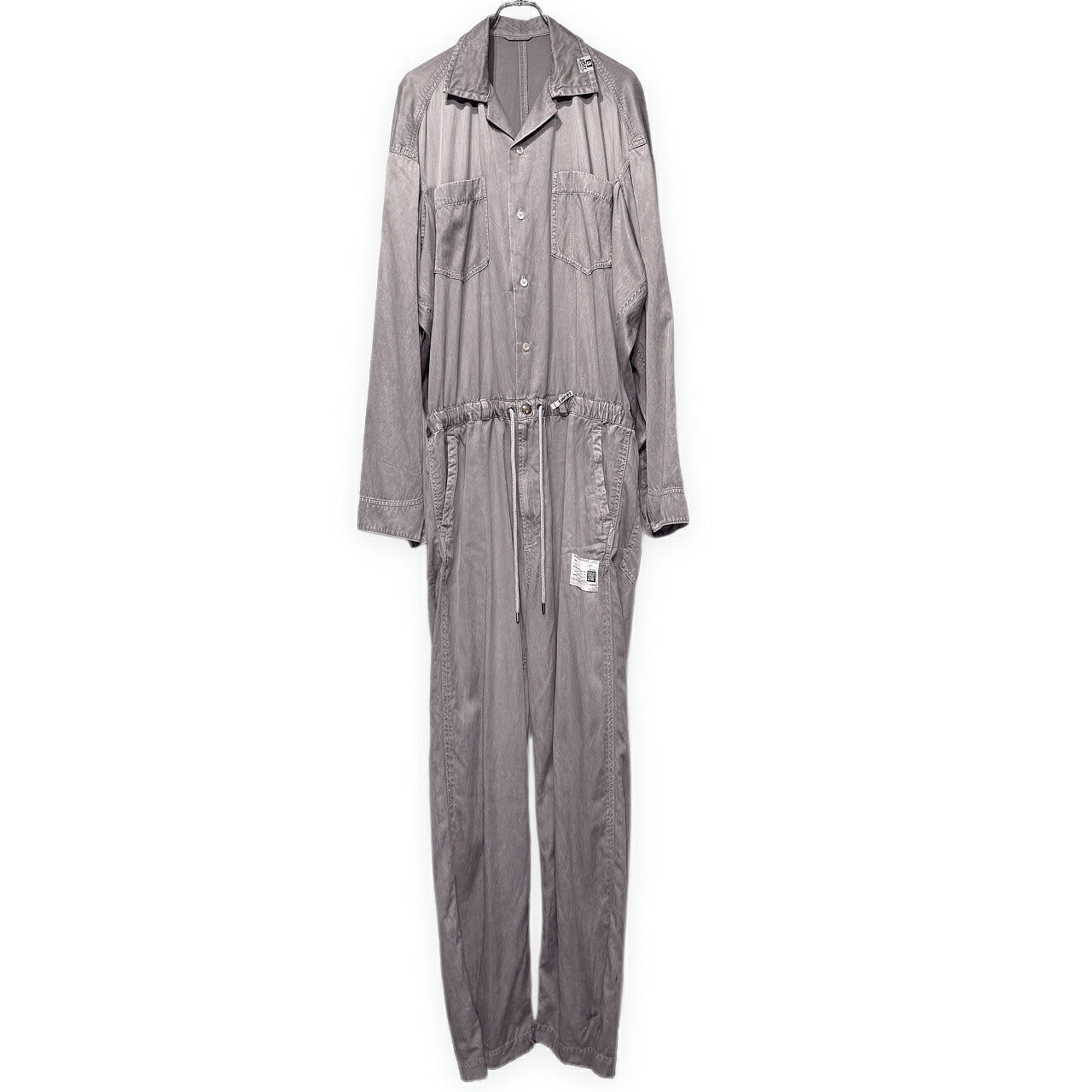 Maison MIHARA YASUHIRO MMY Aged Rayon Jumpsuit Gray Size 46