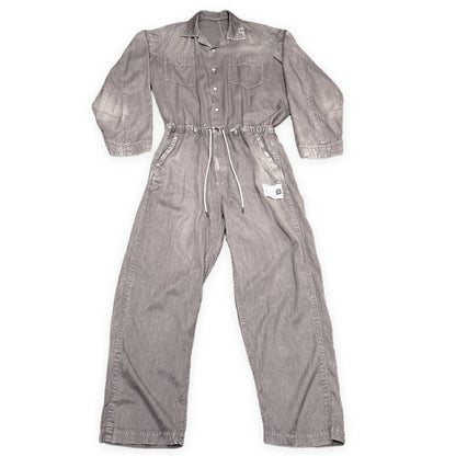 Maison MIHARA YASUHIRO MMY Aged Rayon Jumpsuit Gray Size 46