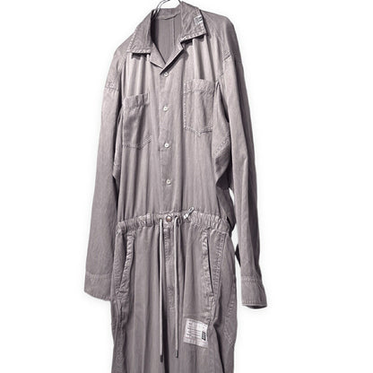 Maison MIHARA YASUHIRO MMY Aged Rayon Jumpsuit Gray Size 46