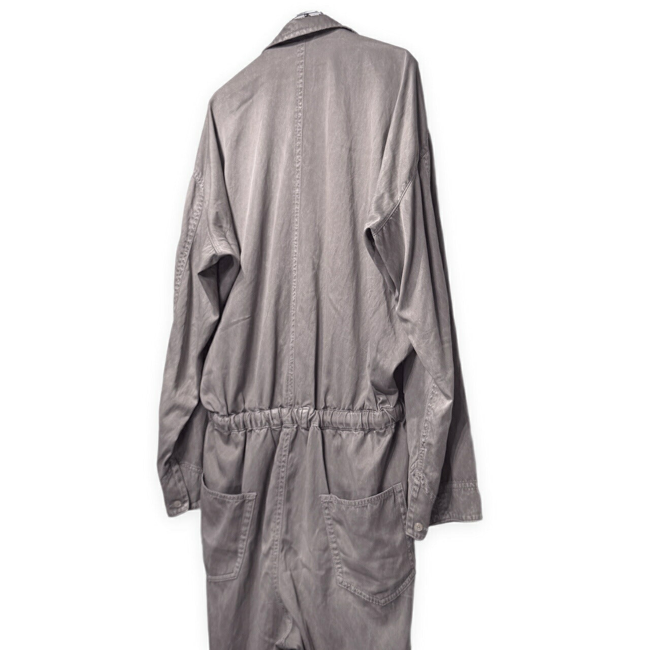 Maison MIHARA YASUHIRO MMY Aged Rayon Jumpsuit Gray Size 46