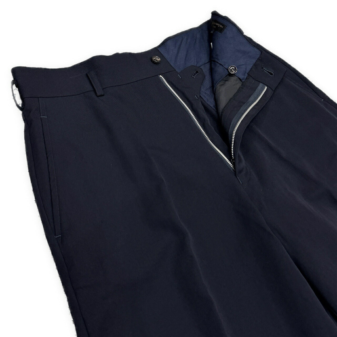 COMME des GARCONS HOMME 98SS Wool Trousers Blue Size L