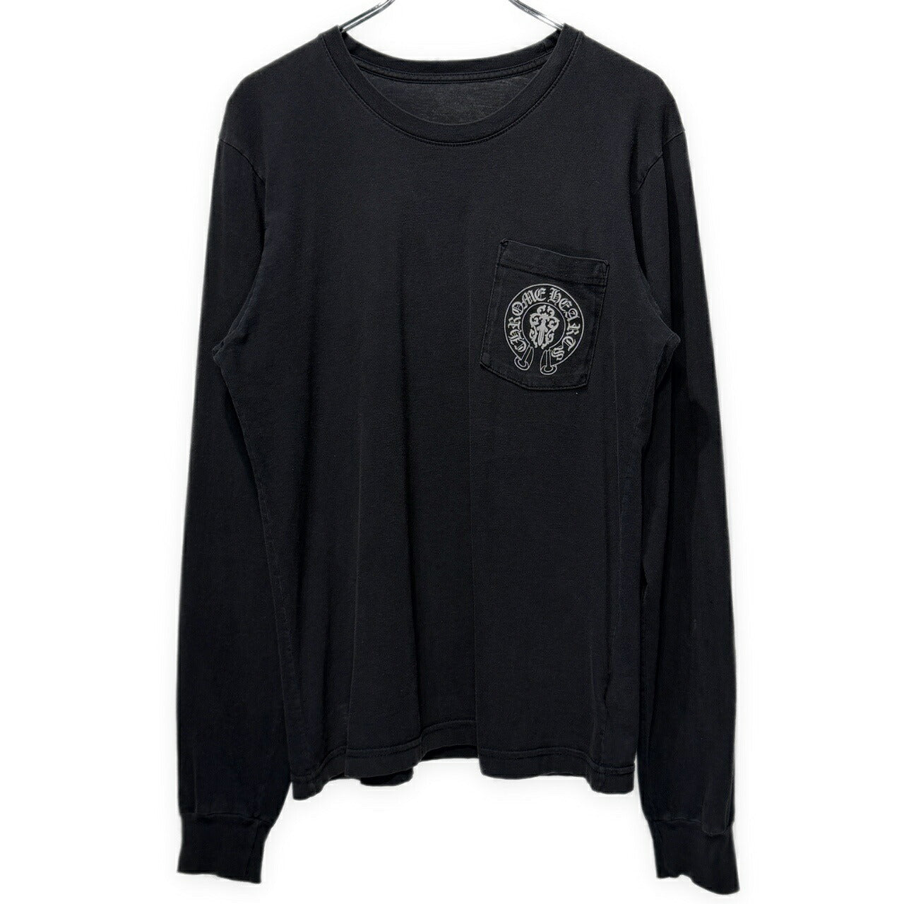 CHROME HEARTS Flag Back Print T-Shirt Black Size M