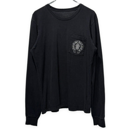 CHROME HEARTS Flag Back Print T-Shirt Black Size M
