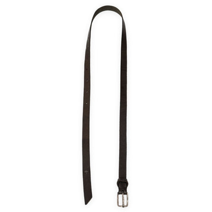 m.a+ Cross Staple Studded Leather Belt Brown Size ONE SIZE
