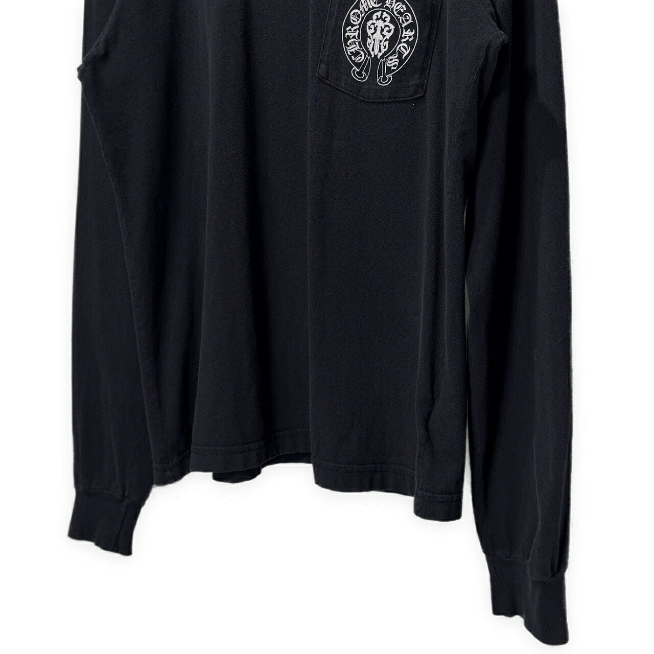 CHROME HEARTS Flag Back Print T-Shirt Black Size M