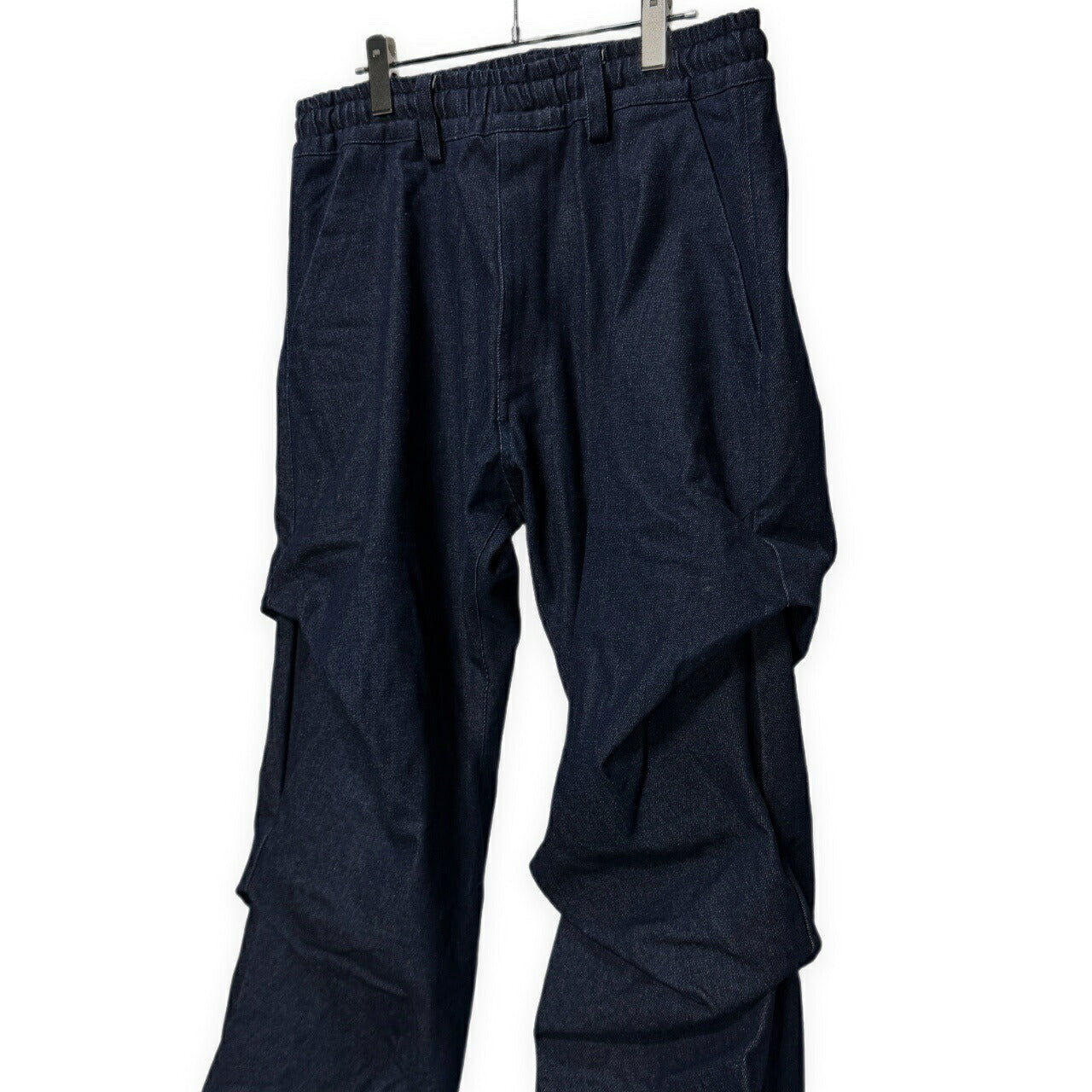 A.F ARTEFACT Denim Tuck Volume Baggy Pants Blue Size 3