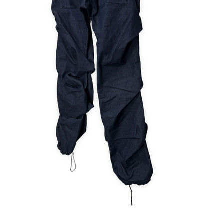 A.F ARTEFACT Denim Tuck Volume Baggy Pants Blue Size 3