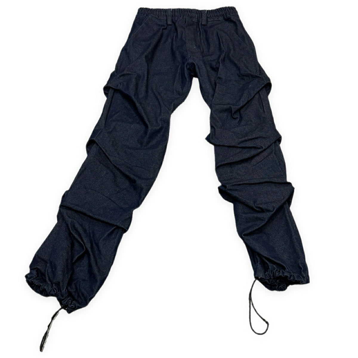A.F ARTEFACT Denim Tuck Volume Baggy Pants Blue Size 3