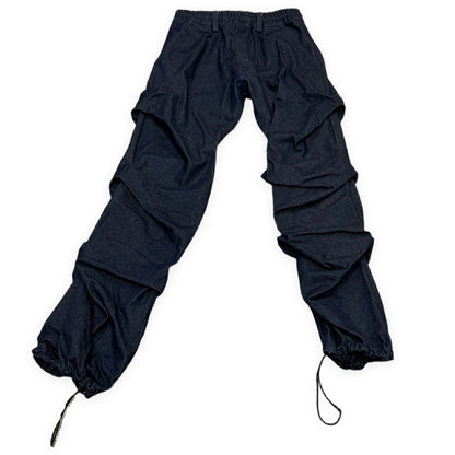 A.F ARTEFACT Denim Tuck Volume Baggy Pants Blue Size 3