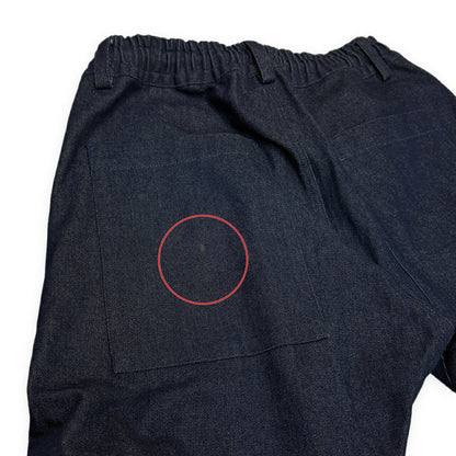 A.F ARTEFACT Denim Tuck Volume Baggy Pants Blue Size 3