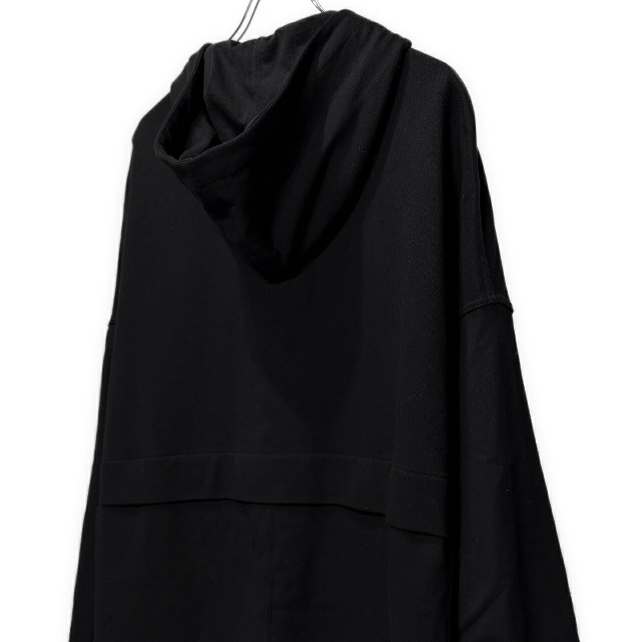 A.F ARTEFACT Cotton Oversized Zip Hoodie Black
