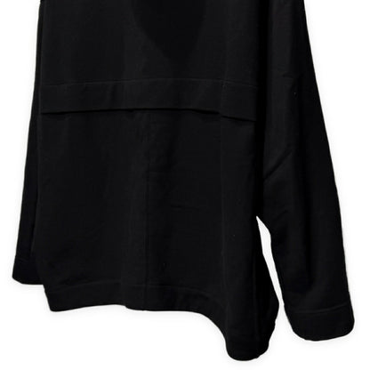 A.F ARTEFACT Cotton Oversized Zip Hoodie Black