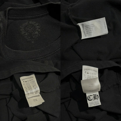 CHROME HEARTS Paris Ltd BS Fleur Logo Long Tee Black Size M