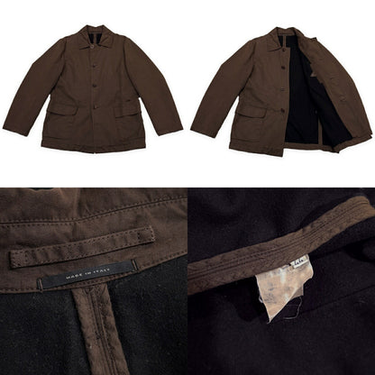 C.P. COMPANY Archive 00s Garment Dye Coat Brown Size 44